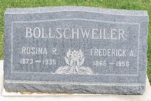 Rosina Rupper, Frederick Adolph Bollschweiler