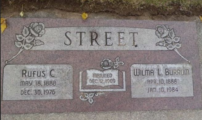 Wilma L. Burrum Street, Rufus C. Street