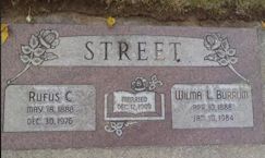 Rufus C. Street, Wilma L. Burrum Street