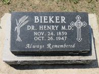 Henry Bieker, M.D.>