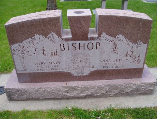 Avery Alvin Bishop, Anna Beth Reeder Bishop