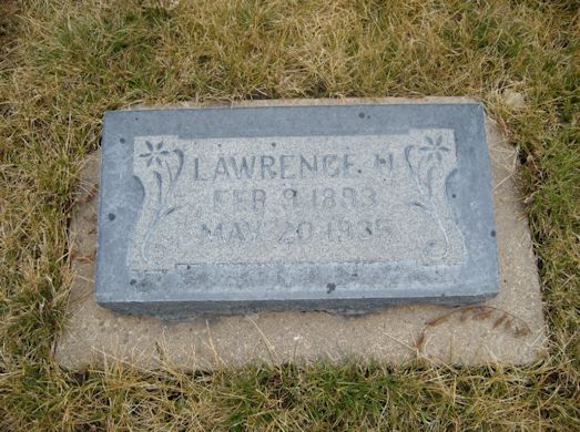 Lawrence Henry Larsen, Fairview City (Upper) Cemetery, Fairview, Utah