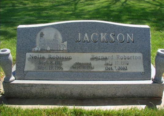 Bernard Roberton Jackson, Nella Robison Jackson