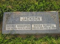 George Roberton Jackson, Rhoda Ruffell Jackson