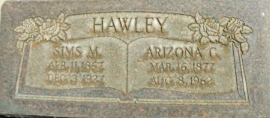 Sims M. Hawley, Arizona C. Hawley