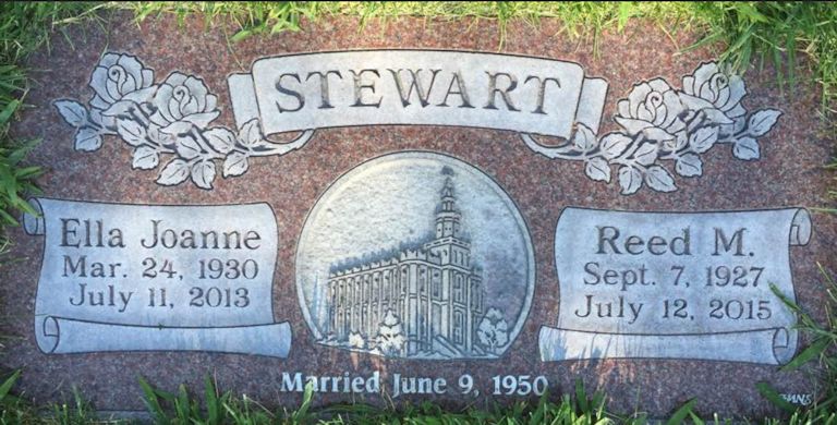 Reed Murdoch Stewart, Ella Joanne Brown Stewart