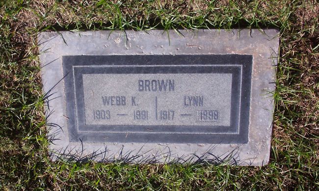 Webb K. Brown, Lynn Brown