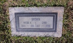 Webb K. Brown, Lynn Brown