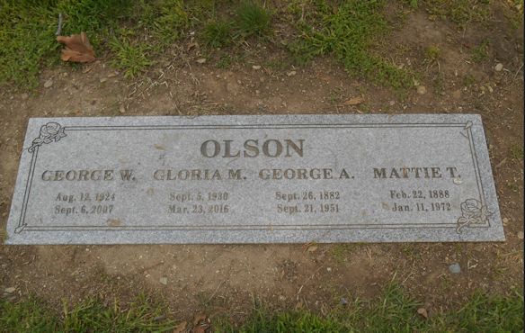 George W. Olson, Gloria Marie Olson