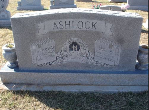 Raymond Ashlock, Leda P. Ashlock