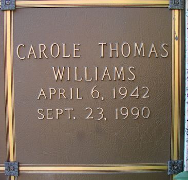 Carole Thomas Williams