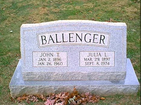 John T. Ballenger, Julie L. Ballenger