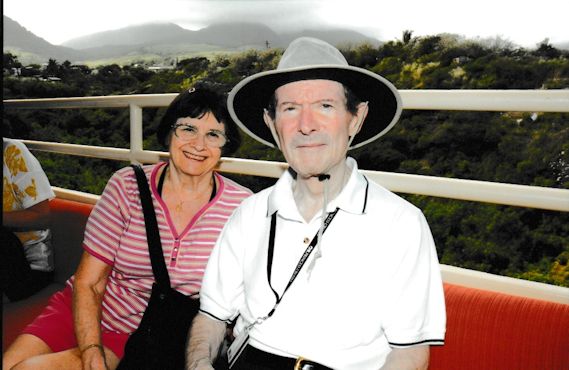 Dan Hancock, Karen Hancock, St. Kitts Railway Tour