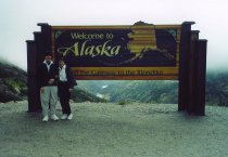 Welcome to Alaska sign