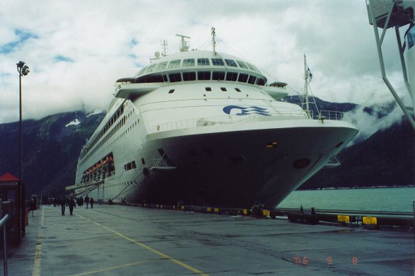 Regal Princess at Skagway, Alaska