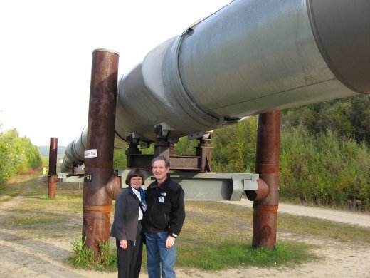 The Oil Pipeline near Fairbanks, Alaska