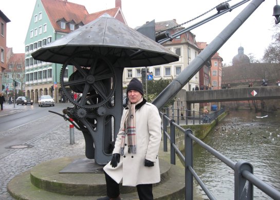 Old iron crane, Bamberg, Germany