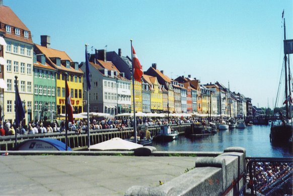 Nyhavn in Copenhagen, Denmark