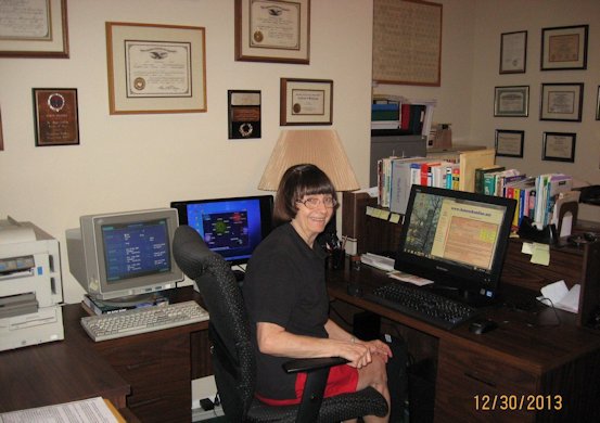 Karen L. Hancock in her office