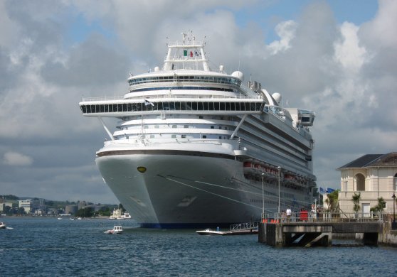 Crown Princess at Cobh (Cove), Ireland