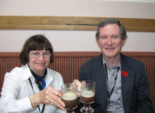 Irish coffee at Cobh, Ireland